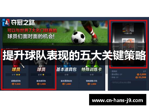 提升球队表现的五大关键策略